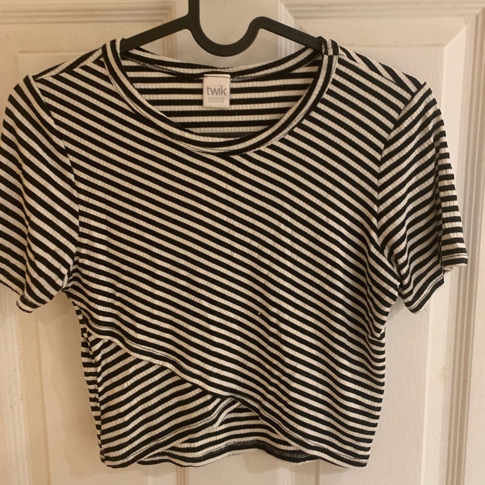 Ribbed crop top